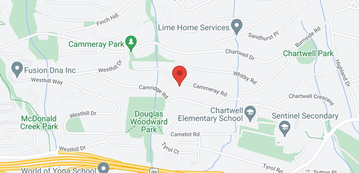 map of 1350 CAMMERAY ROAD